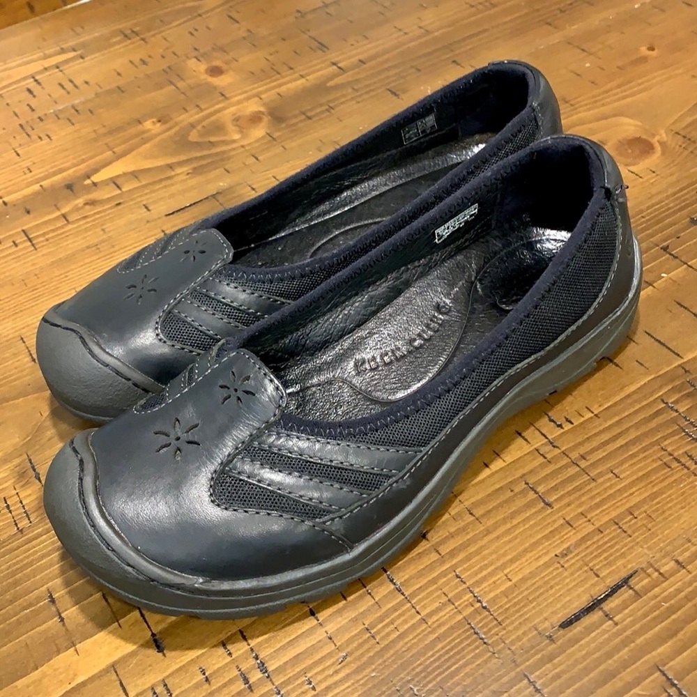 KEEN PARADISE BALLERINA SLIP ON LEATHER SHOES